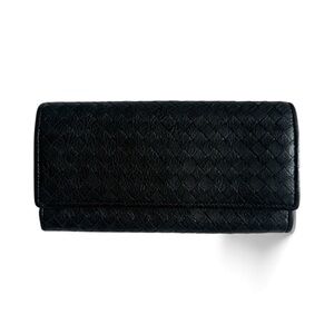 Black Milaner Woven Leather Wallet – Well Taken Care Of